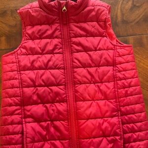 Lands' End Vibrant Red Outerwear